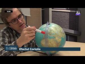 Efectul Coriolis, explicat de fizicianul Cristian Presură