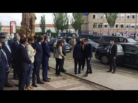 Llegada de Pedro Sánchez a Soria para inaugurar la Feria Presura
