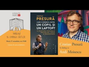 LIVE Lansare carte „Care e diferența dintre un copil și un laptop?”