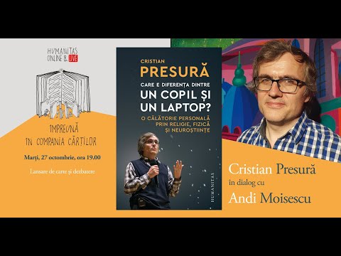 LIVE Lansare carte „Care e diferența dintre un copil și un laptop?”