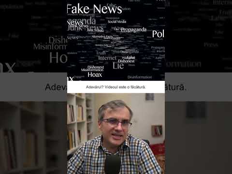 Demontarea unui video fake news!!