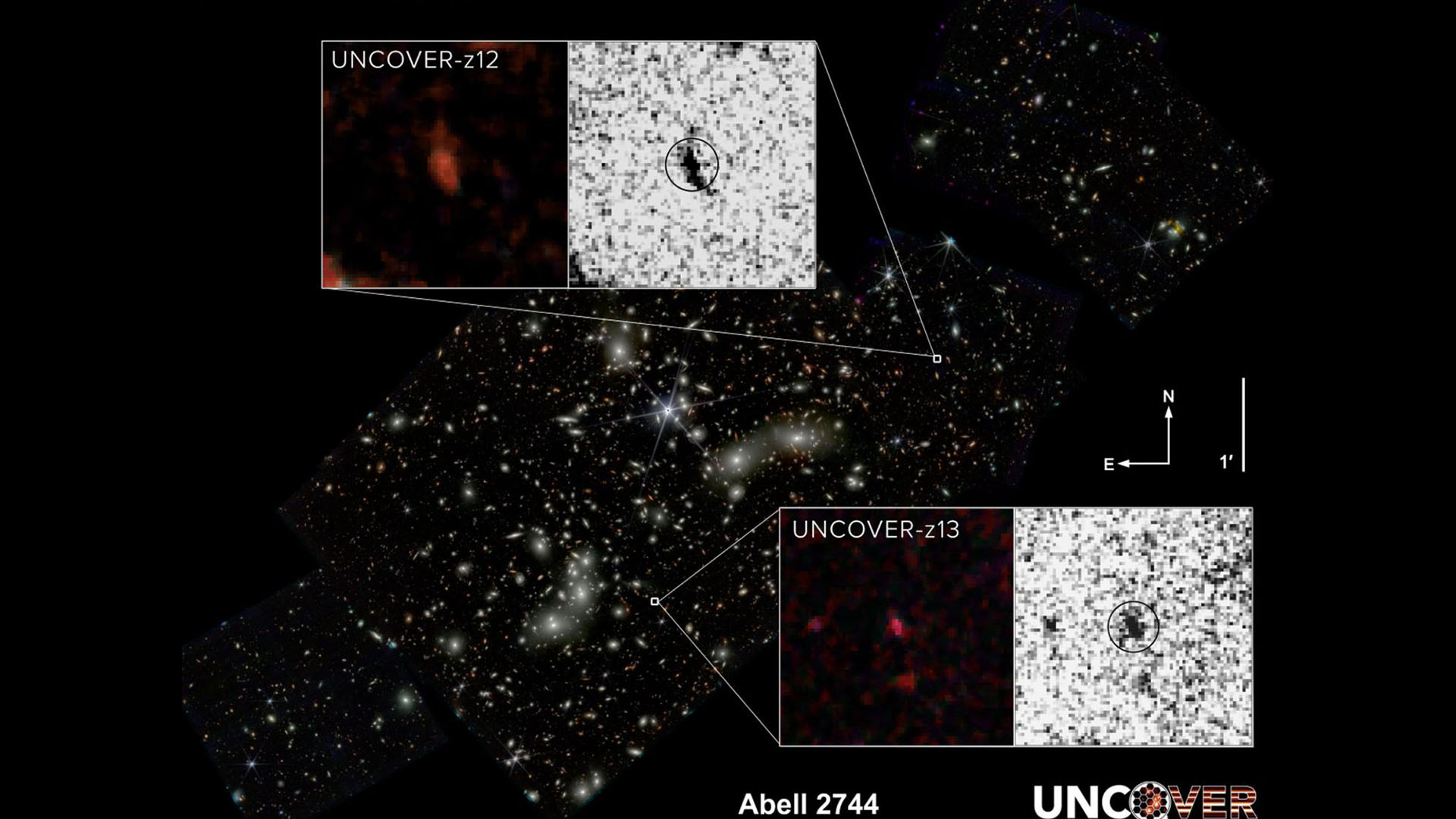 telescopul-james-webb-descopera-doua-dintre-cele-mai-vechi-galaxii-din-univers