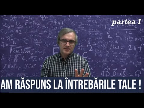 Am răspuns la întrebările tale! – Partea I