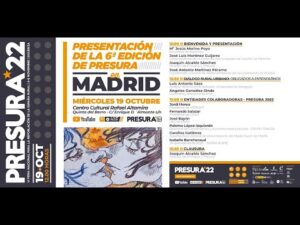 PRESENTACIÓN FERIA PRESURA*22 – Centro Cultural Rafael Altamira – Quinta del Berro (Madrid)