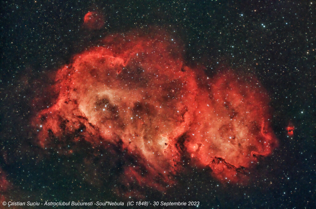 A Soul up in the sky – Soul nebula (IC 1848) de Cristian Suciu