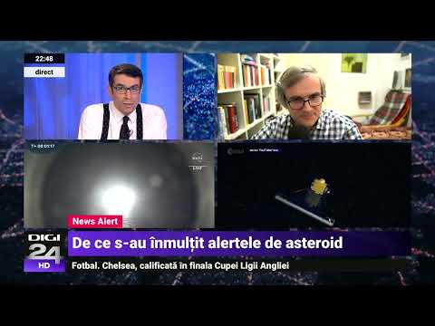 Cristian Presură: Asteroizi de dimensiunea unei mașini lovesc lunar Pământul, dar ard în atmosferă
