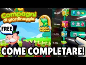 Come AVERE TANTI FIORI GRATIS! FINIRE il NUOVO EVENTO COMPAGNI di GIARDINAGGIO!!-Monopoly GO ITA!