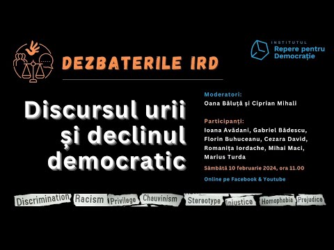 Discursul urii și declinul democratic