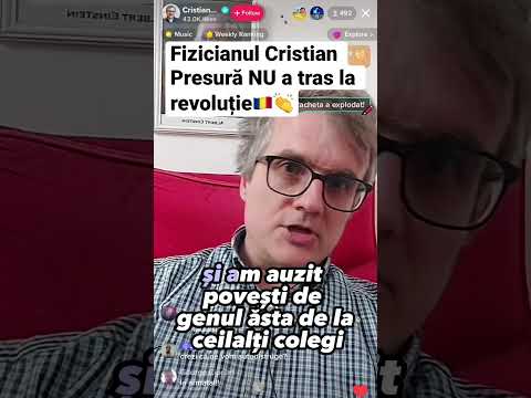 Fizicianul Cristian Presură NU a tras la revoluție🇷🇴👏🔴#cristianpresura #live #foryou #fyp