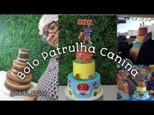 BOLO PATRULHA CANINA DE 3 ANDARES