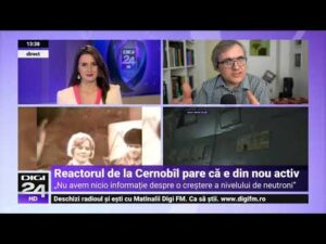 Cristian Presură despre reactorul de la Cernobîl: Este o mică îngrijorare, sub nicio formă o alarmă