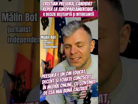 SMART: Cristian Presura, candidat REPER la europarlamentare. Face educație online de bună calitate