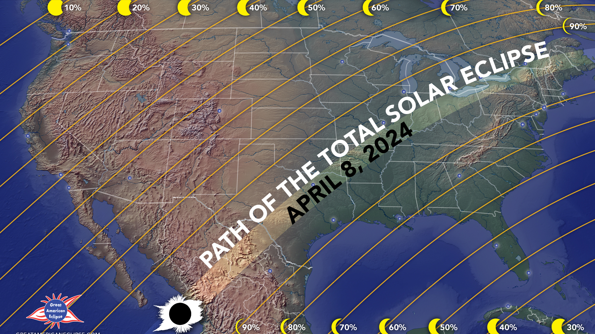 harta-eclipsei-solare-din-2024:-unde-sa-vezi-eclipsa-din-8-aprilie