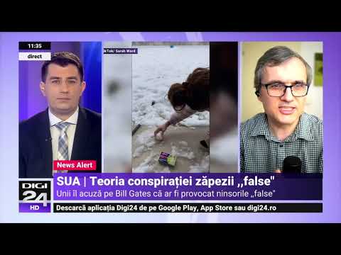Mitul „ninsorii false” din Texas, demontat de Cristian Presură. De ce nu se topește când îi dăm foc