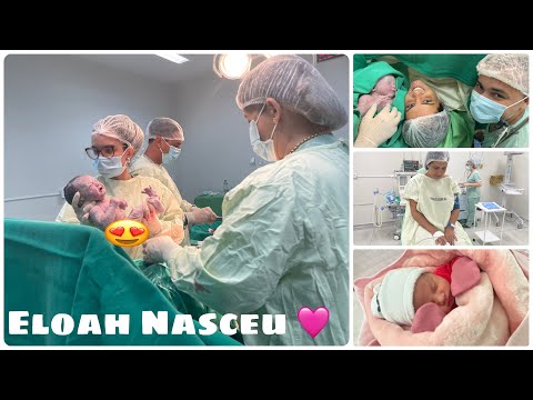 NOSSA PRINCESA ELOAH NASCEU 😍🙌🏻 (PARTO CESÁRIA PELO SUS)