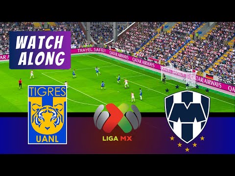 ⚽ Tigres UANL vs Monterrey | Mexican Liga BBVA MX 2023-2024 | eFootball PES Simulation
