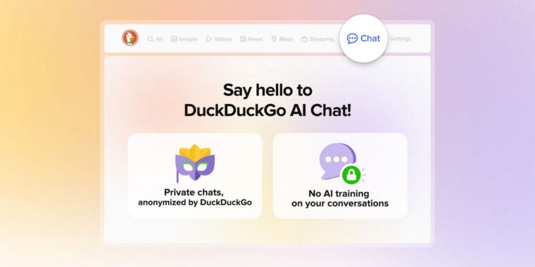 DuckDuckGo oferă acces „anonim” la chatbot-uri AI printr-un nou serviciu