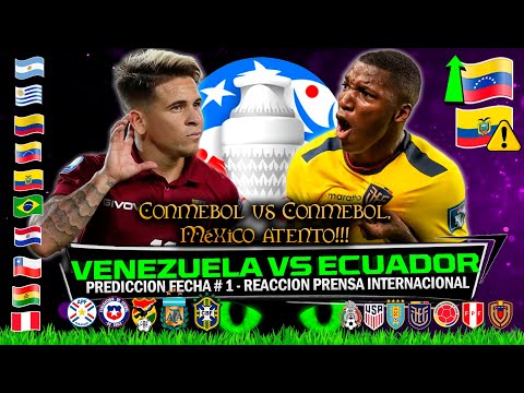 Partido TOP Venezuela vs Ecuador 🔥 Este seria el FUTURO ganador 🏆 Copa América 2024 Reacción Prensa