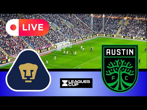 🔴[LIVE] PUMAS UNAM VS AUSTIN FC | Leagues Cup 2024 | FUll Match | eFootball PES 21 Gameplay