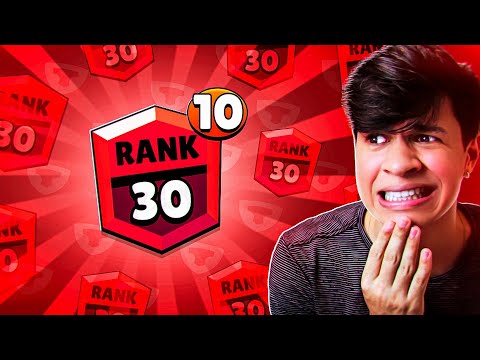 10 BRAWLERS RANK 30 em UM VÍDEO