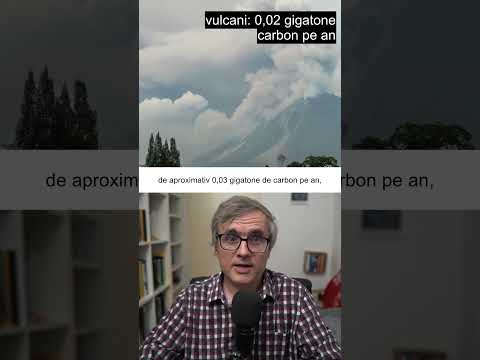Cât CO2 avem de la vulcani?