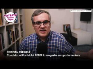 Cercetătorul Cristian Presură, pe lista Partidului REPER la alegerile europarlamentare