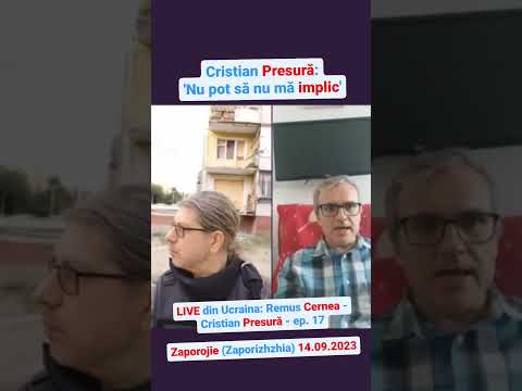 Cristian Presură: ‘Nu pot să nu mă implic’