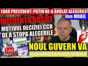 NEWS ALERT: CCR a anulat alegerile. Călin Georgescu și trolii lui Putin AUR & SOS fac praf țara LIVE