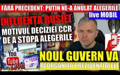 NEWS ALERT: CCR a anulat alegerile. Călin Georgescu și trolii lui Putin AUR & SOS fac praf țara LIVE