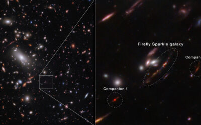 Telescopul James Webb spionează uimitoarea galaxie „Firefly Sparkle” – o clonă bebelușă a Căii Lactee „asamblată cărămidă cu cărămidă” în universul timpuriu