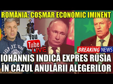 Special LIVE. România: Probleme economice grave după anularea alegerilor. Iohannis indică clar Rusia