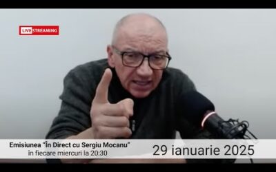 În direct cu Sergiu Mocanu din 29 ianuarie 2025