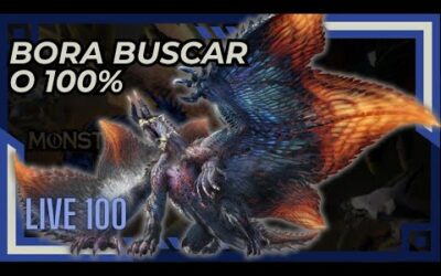 Live Monster Hunter Rise Sunbreak – Chegamos a live 100 e nada do 100% | Live 100