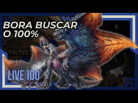 Live Monster Hunter Rise Sunbreak – Chegamos a live 100 e nada do 100% | Live 100