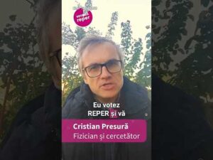 Cristian Presură despre candidații REPER. Votează REPER pe 1 decembrie.