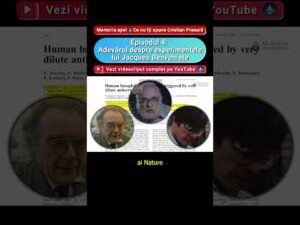 Memoria apei 💧 Ce nu îți spune Cristian Presură: Adevărul despre experimentele lui Benveniste