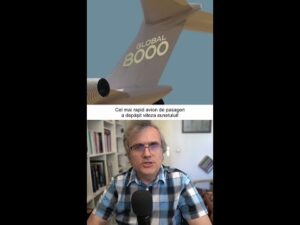Cel mai rapid avion de pasageri a depășit viteza sunetului! #shorts