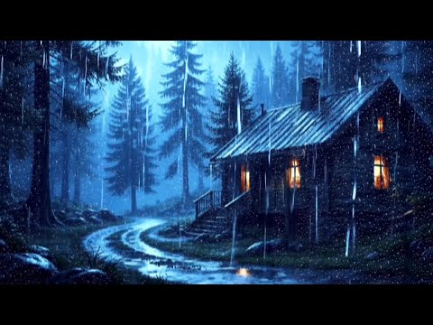 Deep Sleep During the Rainy Night – Rain Sounds For Sleeping – Beat Insomnia, Relax, Medition, Study