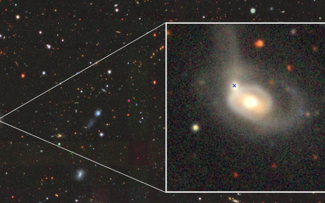Astronomii descoperă o gaură neagră rupând o stea în interiorul unei coliziuni galactice. „Este un eveniment particular”